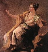 PELLEGRINI, Giovanni Antonio Allegory of Painting ag Spain oil painting artist